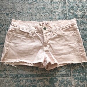 JBrand Light Pink Denim Shorts